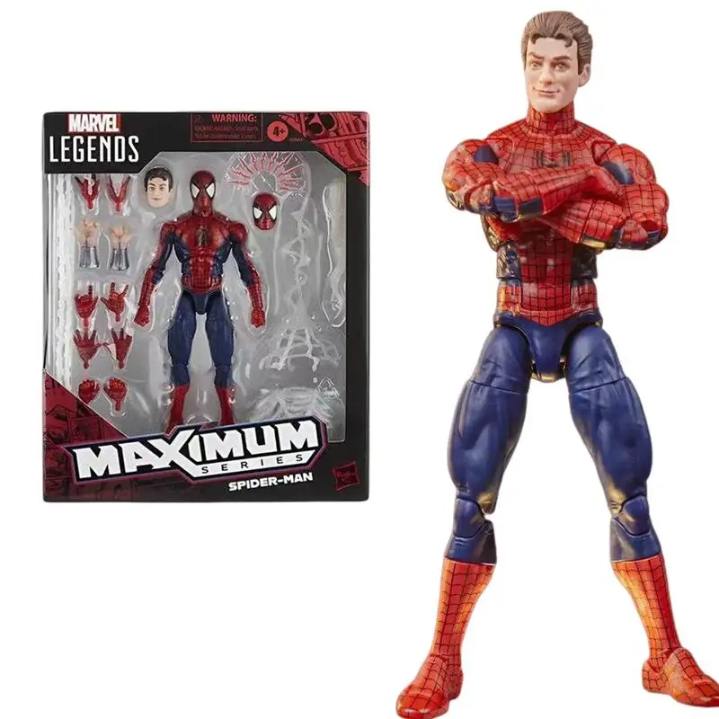Legends Ultimate Maximum Series Spider-Man 6 inch actiefiguur van hoge kwaliteit KO verzamelmodel pop speelgoed cadeau