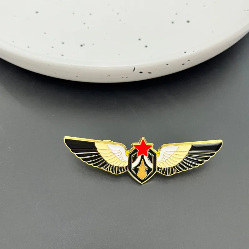 Aviation Model Fighter Angel Wings Commemorative Badge Brooches for Men Women Student Bag Clothes Accessory Jewelry Wholesale