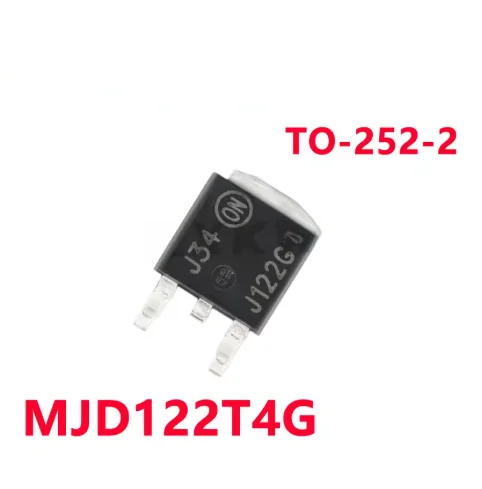 10/PCS New MJD122G MJD122T4G TO-252-2 100V/8A Original Surface-mount transistor In Stock