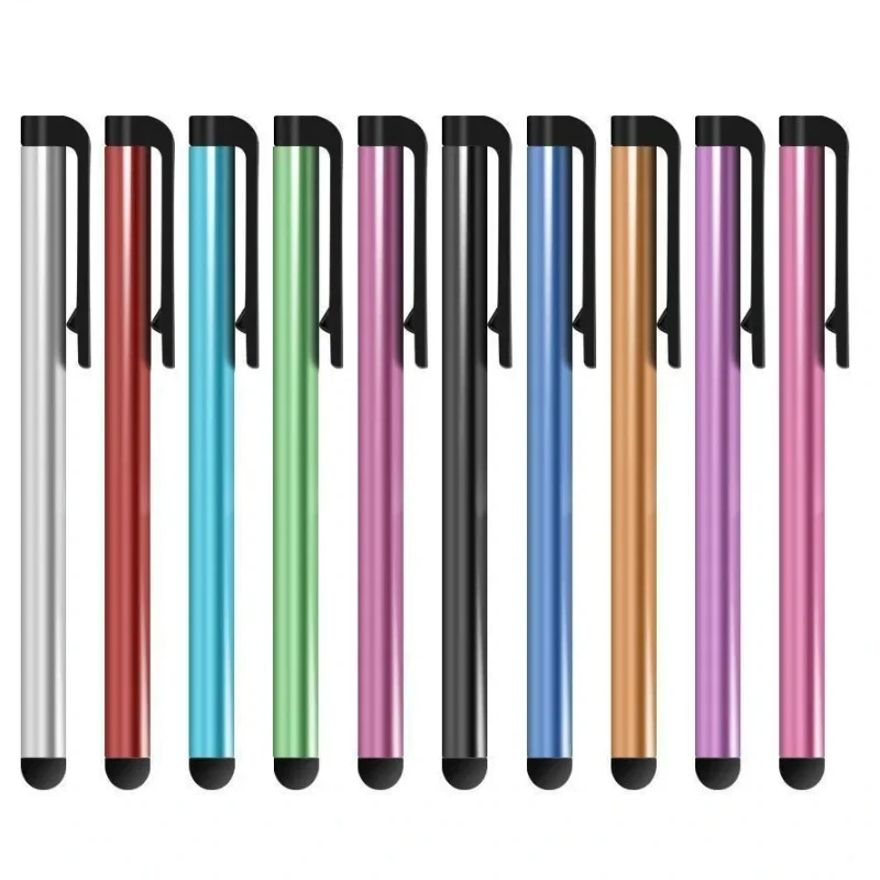 300 Stück bunter universeller kapazitiver Bildschirm-Touch-Stylus-Stift 7.0 für iPhone Samsung Android Handy Tablet