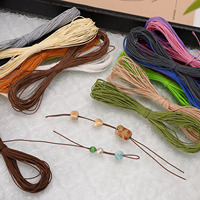 1mm Polyester Waxed Thread - High Strength Waterproof Cord for Crafts & DIY Products (Leather Sewing/Jewelry Making/Tools)