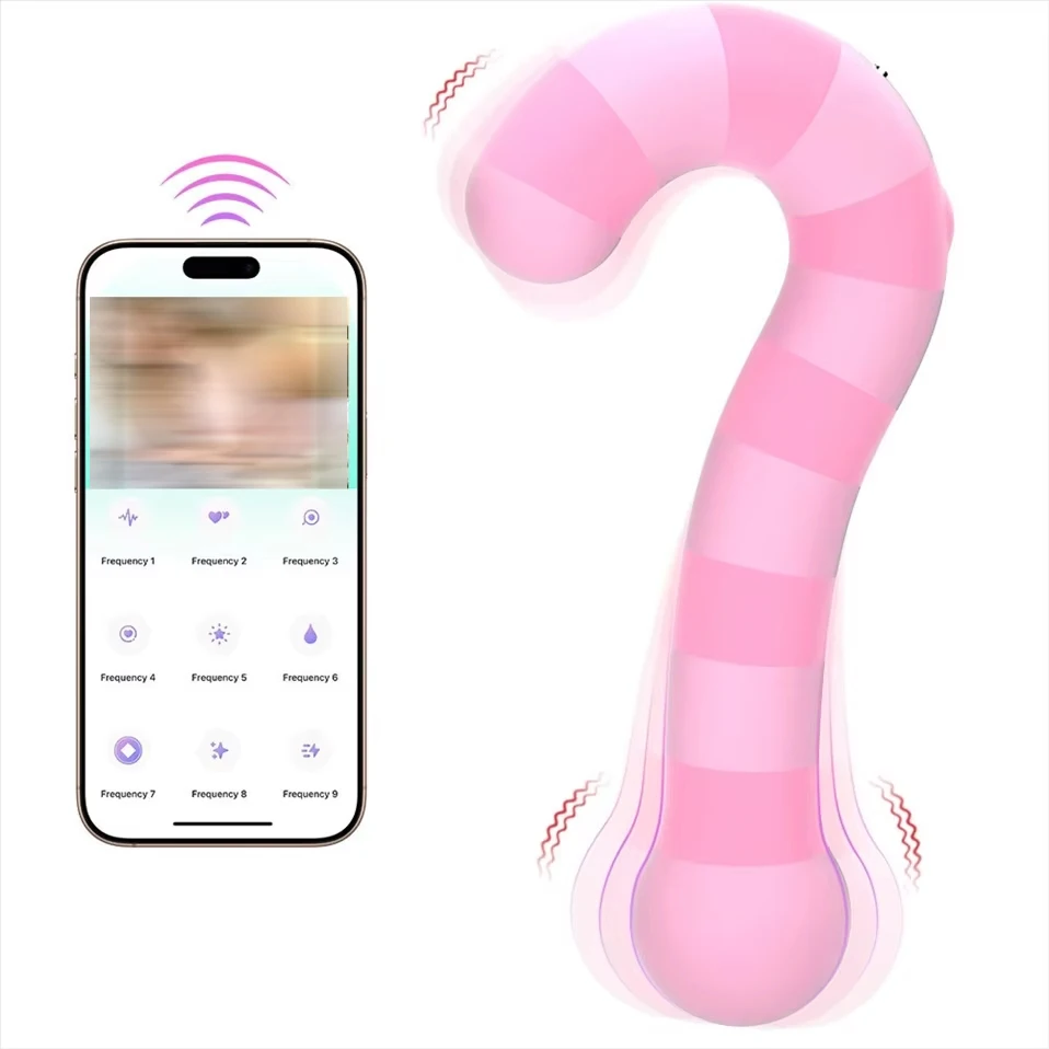Smart APP Remote Control Vibrator 9 Vibration Silicone Dildo Rechargeable Massager for Women Solo or Long Distance Couples Fun