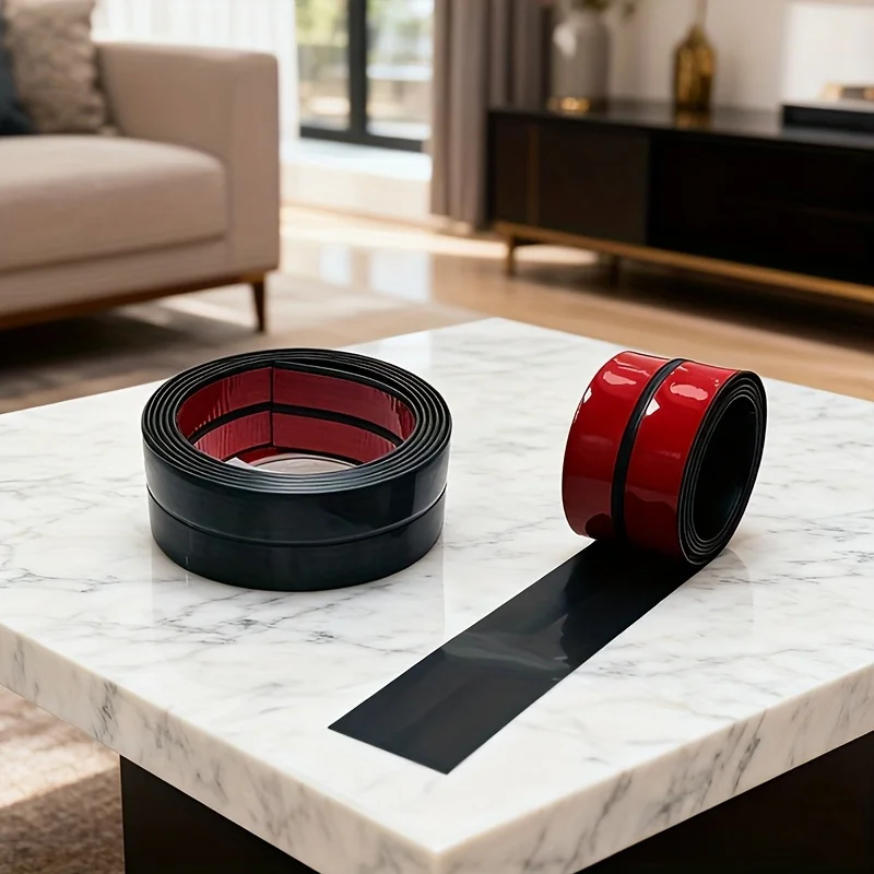 (5-Meter) Self-Adhesive Flexible L-Shaped Equilateral Corner Protector, Suitable For Protecting Countertops And Door Frames.