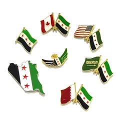 Syria Flag Laple Pin Badge Brooch