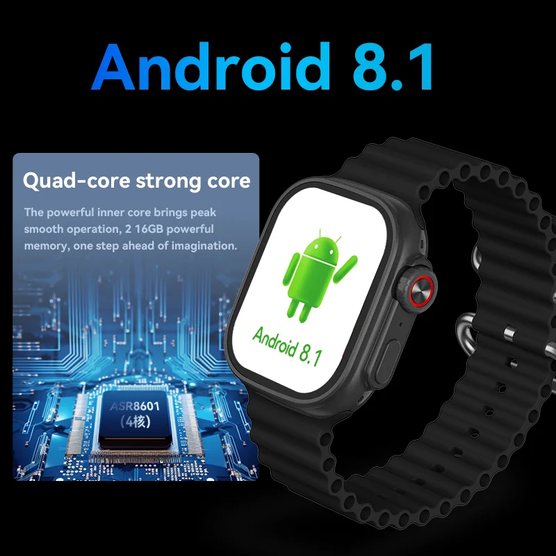 Smartwatch 4G GPS خرائط الملاحة بطاقة SIM الرجال متصلة ساعة ذكية ساعة Howear HW S11 دعوة فيديو APP بلوتوث اختيار المكالمات
