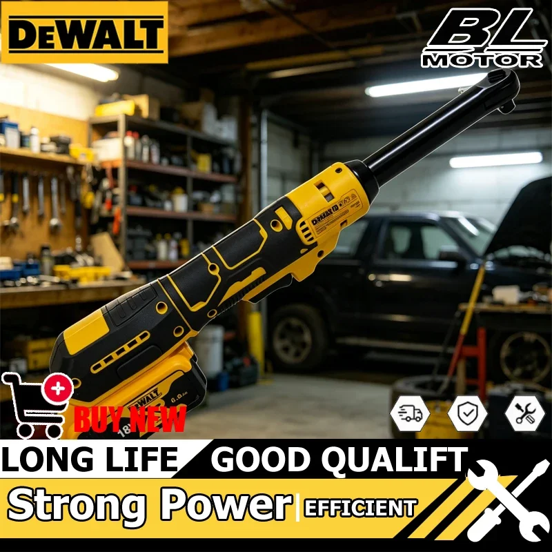 

DEWALT Electric Tool Ratchet Wrench 6-inch 3/8 "extension Head Disassembly Nut 220N. M Cordless Drive for 18V Electric Tools