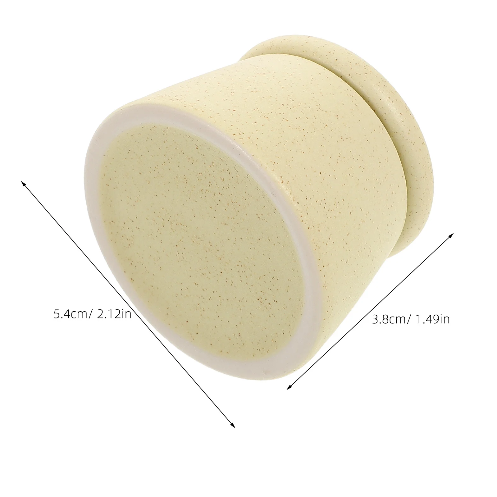 Ceramic Nail Brush Washing Cup Japanese Style High Sealing Lid Acrylic Liquid Holder Manicure Bowl Nail Art Tools Glitter Pen