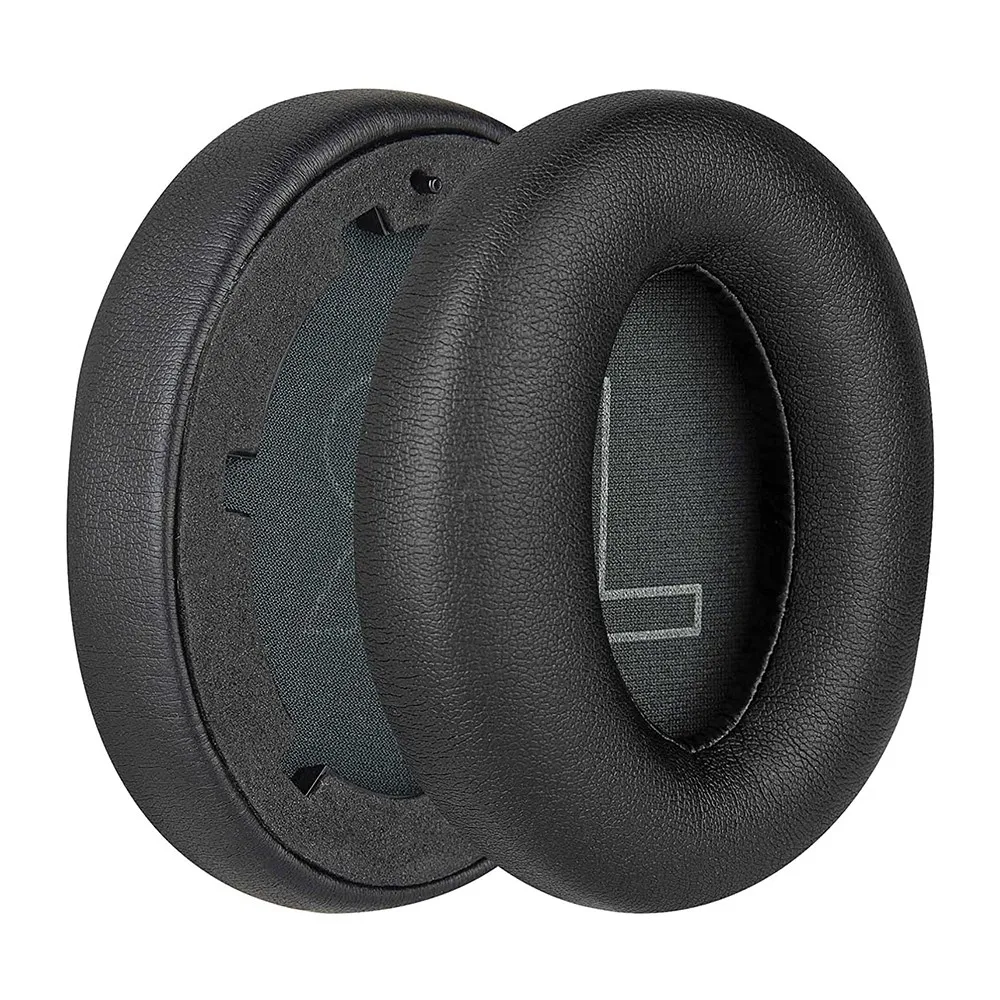 2Pcs Protein Leather Replacement Ear Pads for Anker Soundcore Life Q20, Q20BT Headphones Earpads