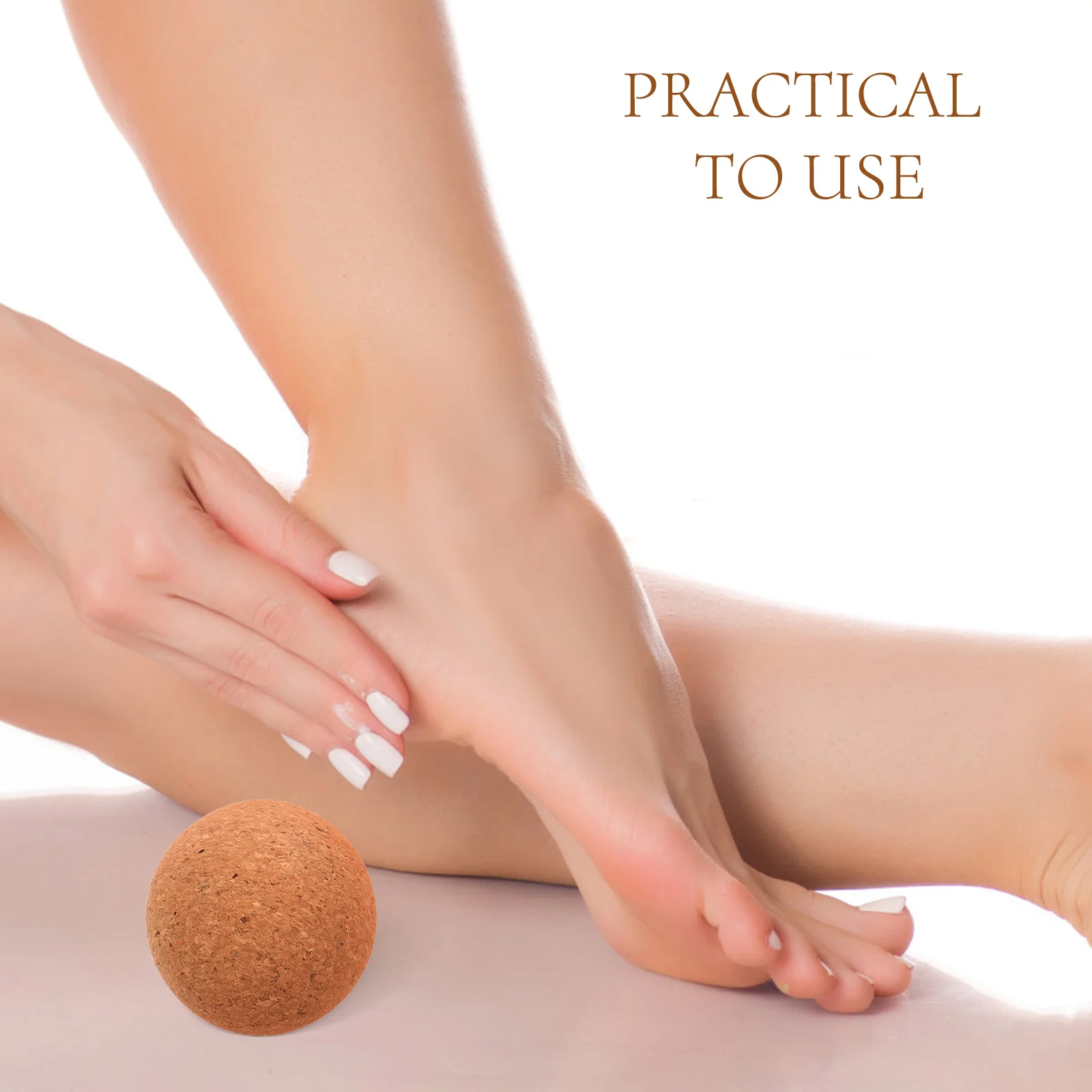 Мяч для йоги, массажные шарики, пробковый ролик, практичные массажеры для спины для фитнеса, массажеры для ног, шеи