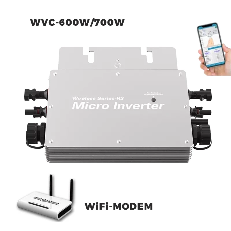 600w Solar Inverter 300w 400w 700w 1200w 1300w 1600w 2000w Micro Inverter