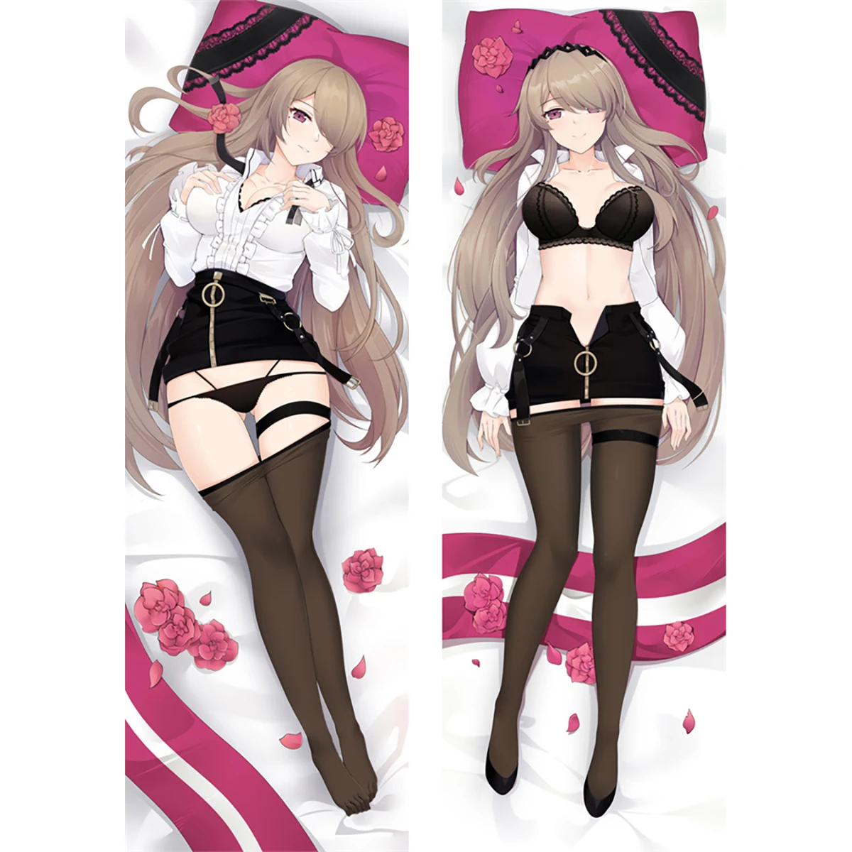 

Sexy Customize Hugging Body Pillowcase Anime Cosplay Dakimakura Pillows Case Otaku HOUKAI GAKUEN Rita Rossweisse Cover