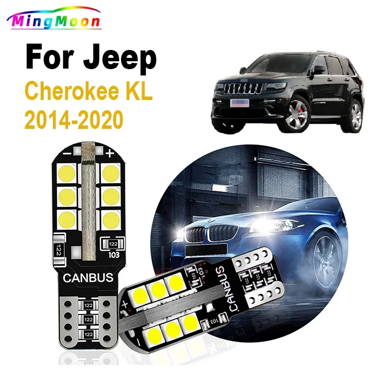 2pcs t10 Auto LED-Lampen Park lampe für Jeep Cherokee kl 2014 2015 2016 2017 2018 2019 2020 Innen