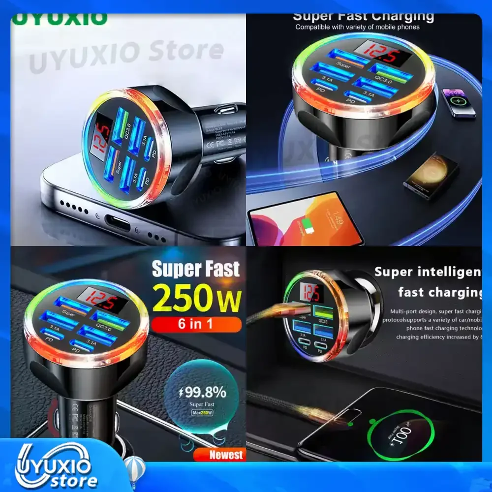 Uyuxio 6 In 1 Usb C…