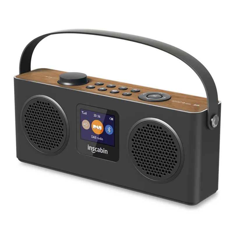 Retro Bluetooth FM Radio Card Speaker Loud Volume Portable DAB Radio Music Player Outdoor Rechargeable Sound Box Support TF/USB