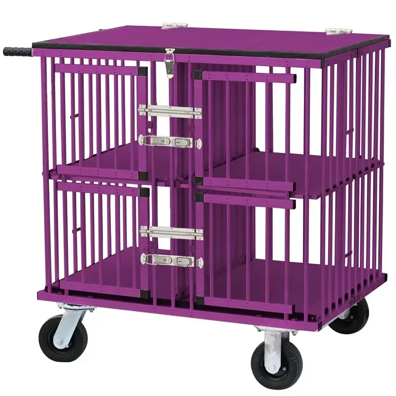 

Pet travel trolley outdoor show convenient Light weight aluminum pet travel trolley Multiple colors available pet travel trolley