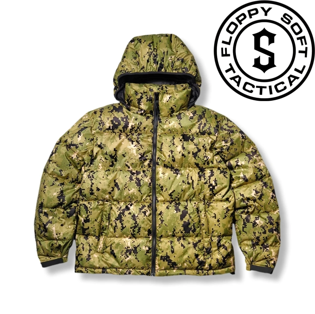 Chaqueta táctica de algodón con capucha para caza al aire libre, chaqueta cálida y gruesa. - imagen 4
