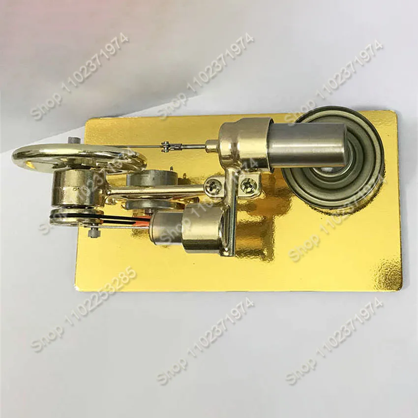 Mini-Stirlingmotor mit externer Verbrennung, experimentelles Modell, Motor, Generator, Motor, Physiksammlung, wissenschaftliches Experiment