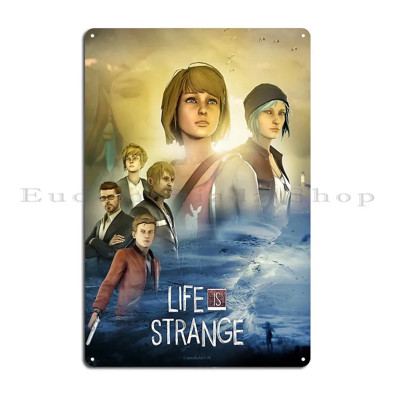 Life Is Strange Cinematic Poster Metal Plaque Poster Decoration Plaques Cave Party Character Tin Sign Poster