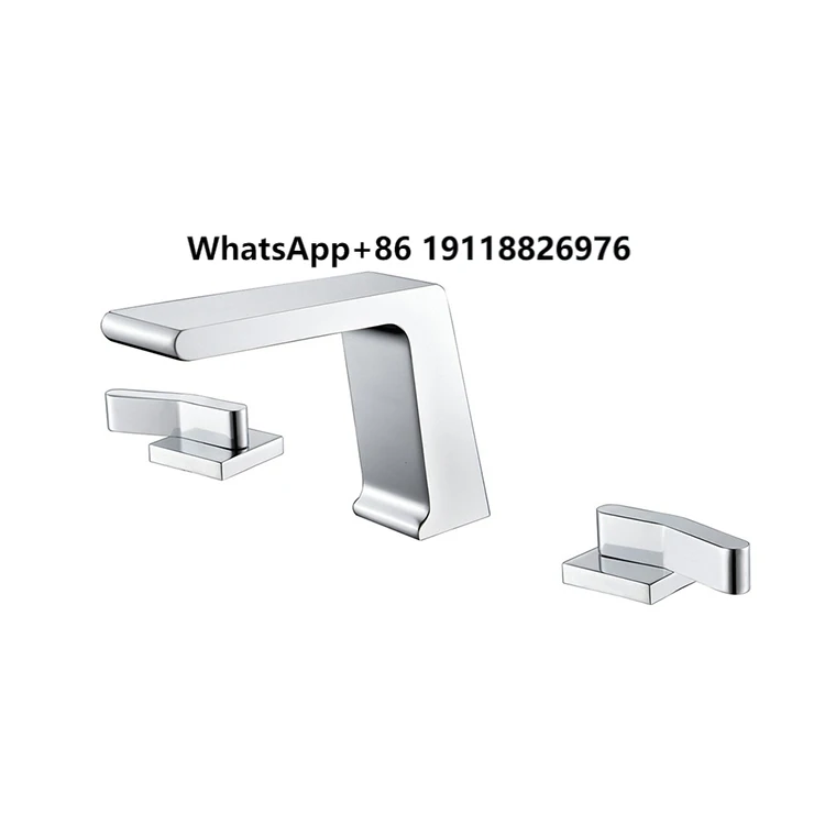 

3 Hole Widespread Bathroom Sink Faucets Basin Faucet Set