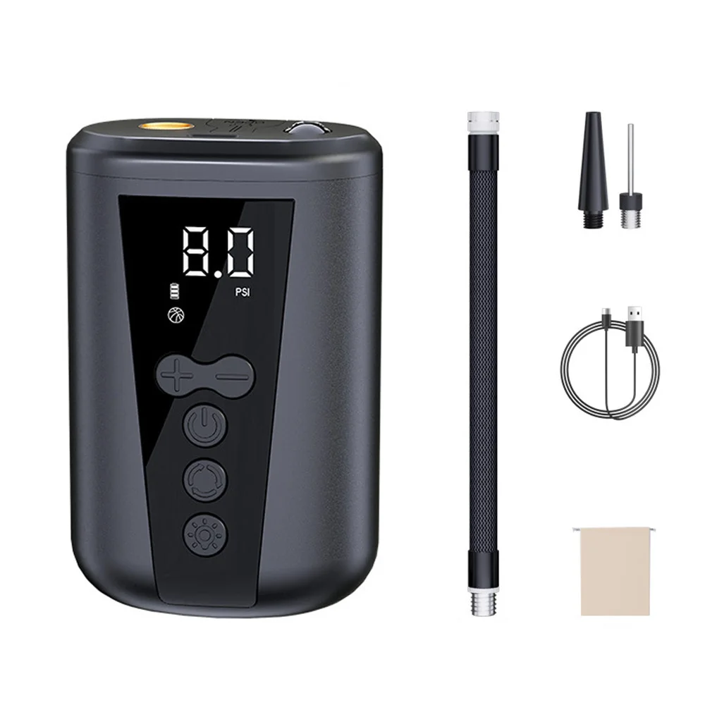 

Mini ball inflator with intelligent digital display, instant charging and stopping, portable, outdoor tool