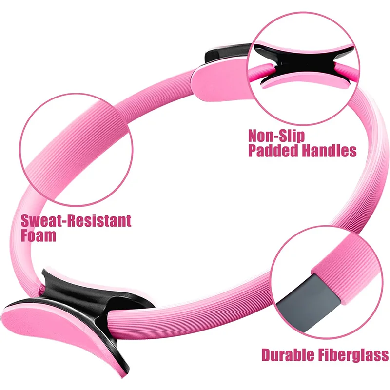 Rofessional Fitness Pilates Slimming Magic Yoga Ring Durable Pilates Fitness Circle Yoga Accessory Gym Workout Training Tool