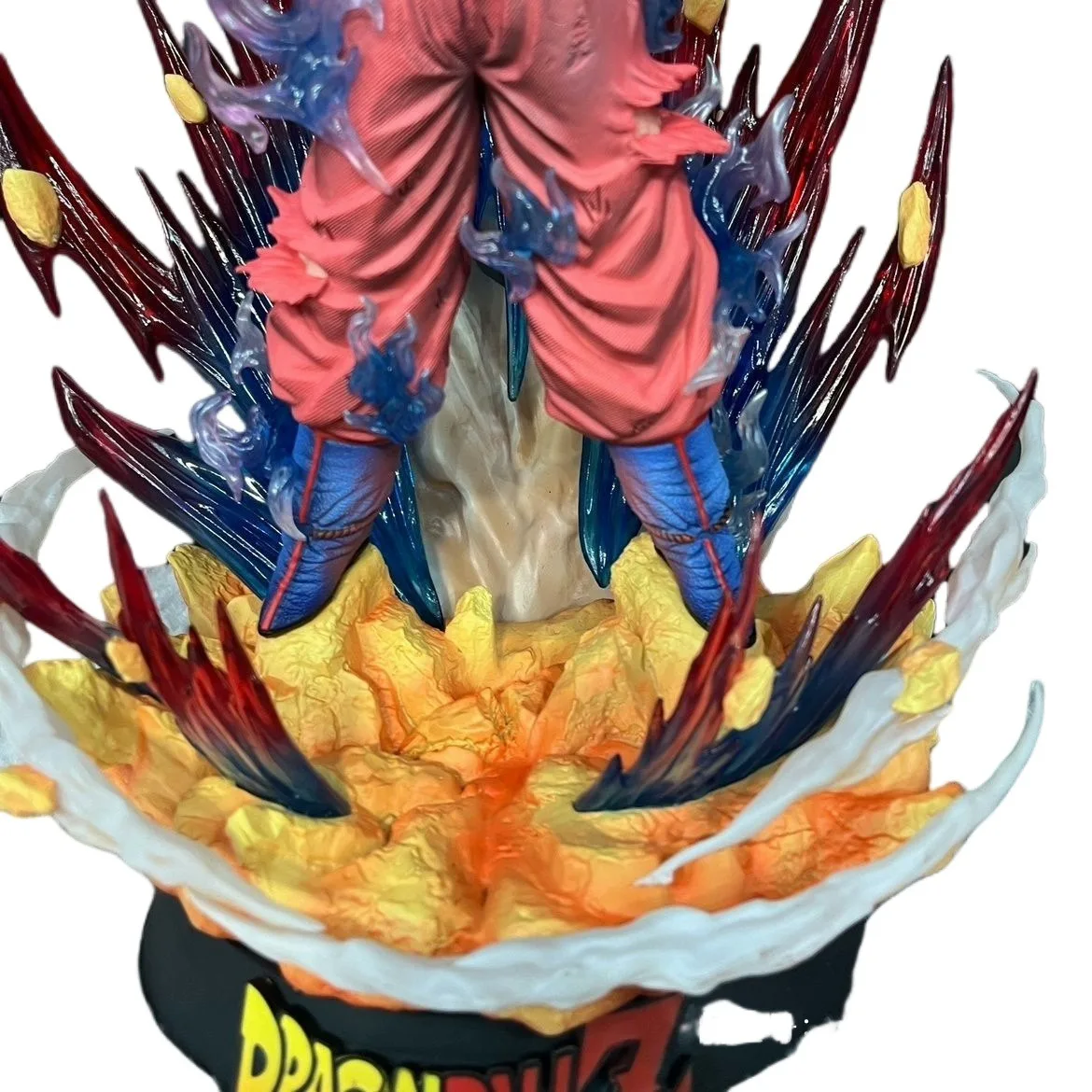 40Cm Dragon Ball Anime Figuur Super Saiyan God Blauw Kaiouken Goku Actie Cijfers Explosieve Goku Pvc Model Beeld Beeldje Speelgoed