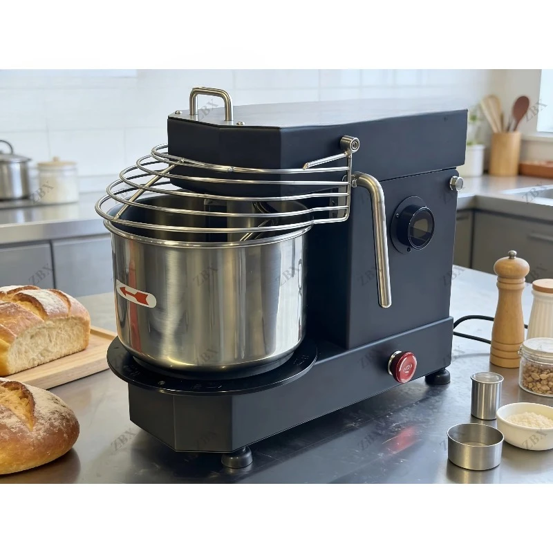 Best Selling HM-5TD 5L Desktop Dough Mixer 2kg Capacity  Small Flour Mixer Dough Kneader for Home Bakery Kitchen