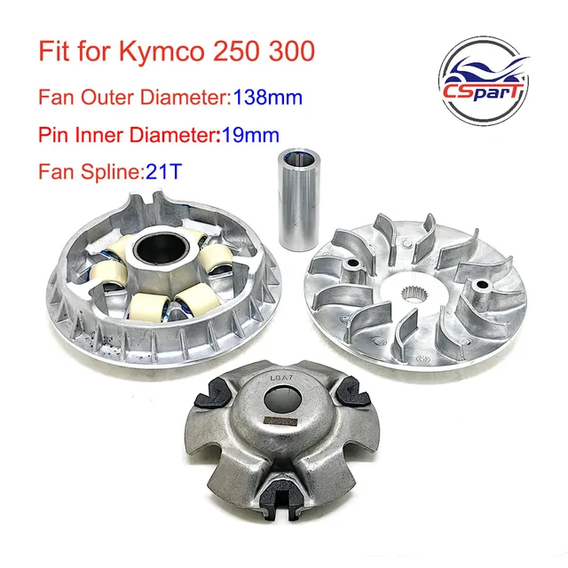 Zestaw wariatora 138MM 21T do wariatora Kymco Grand Dink 250 300 Maxxer 250 300 MXU 250 300 22110-KHE7-900 22102-KHE7-900