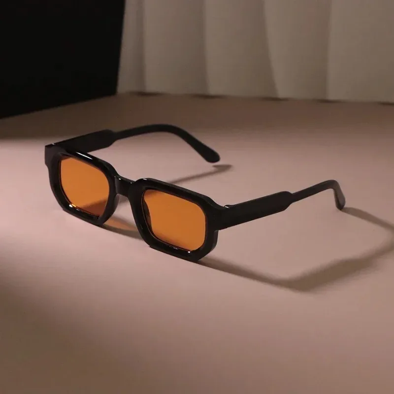 New Rectangle Sunglasses Women Men Luxurious Brand Designer Casual Sun Glasses Female Male Plastic Personality Outdoor Eyewear image 4