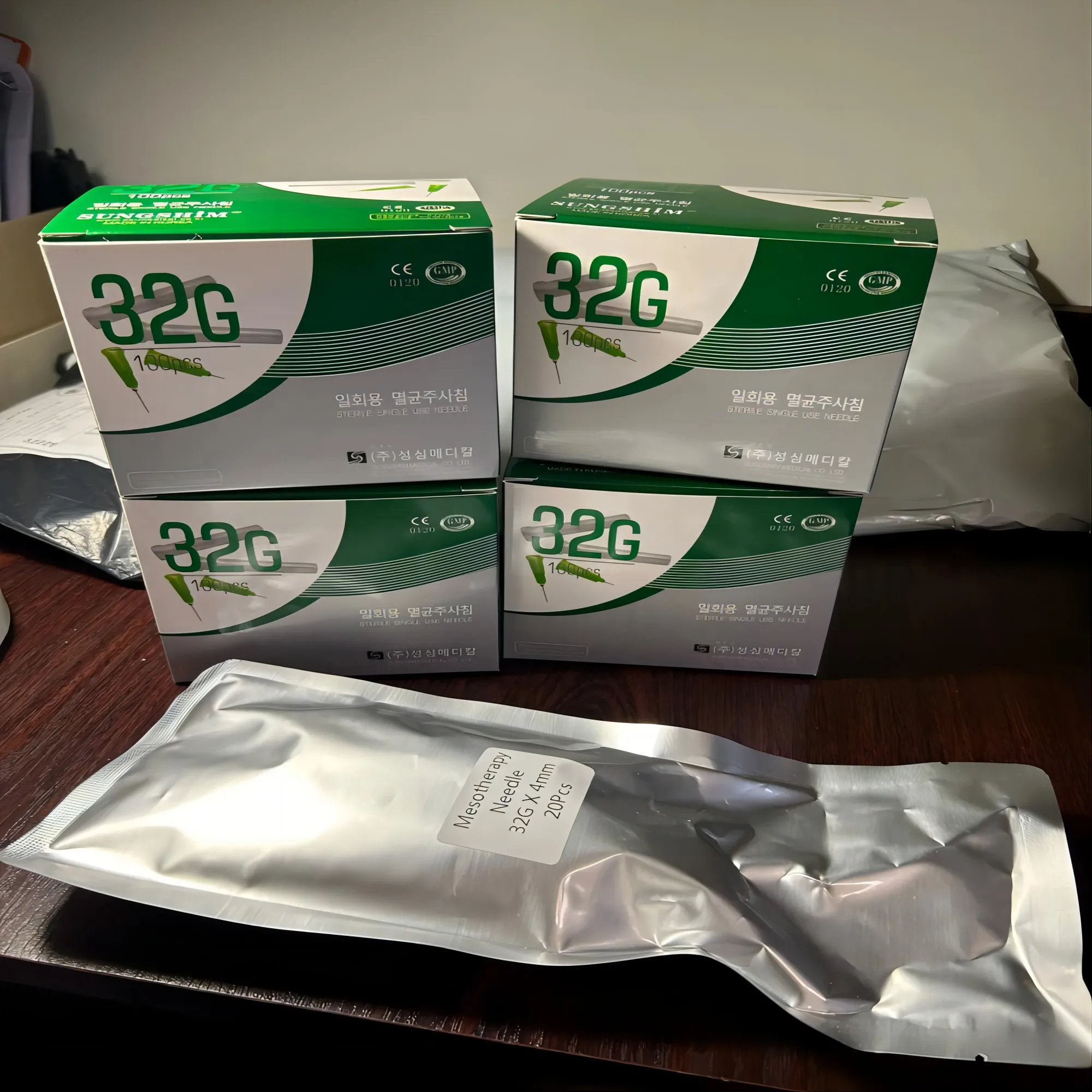 Aiguille indolore jetable aseptique, aiguille de beauté ultra-fine, aiguille pour outil d'irrigation des paupières