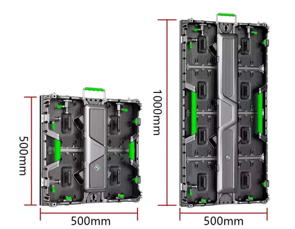 Wholesale P2.976 500*1000mm Portable pantalla led Church Stage Backdrop Indoor Led Screen Display