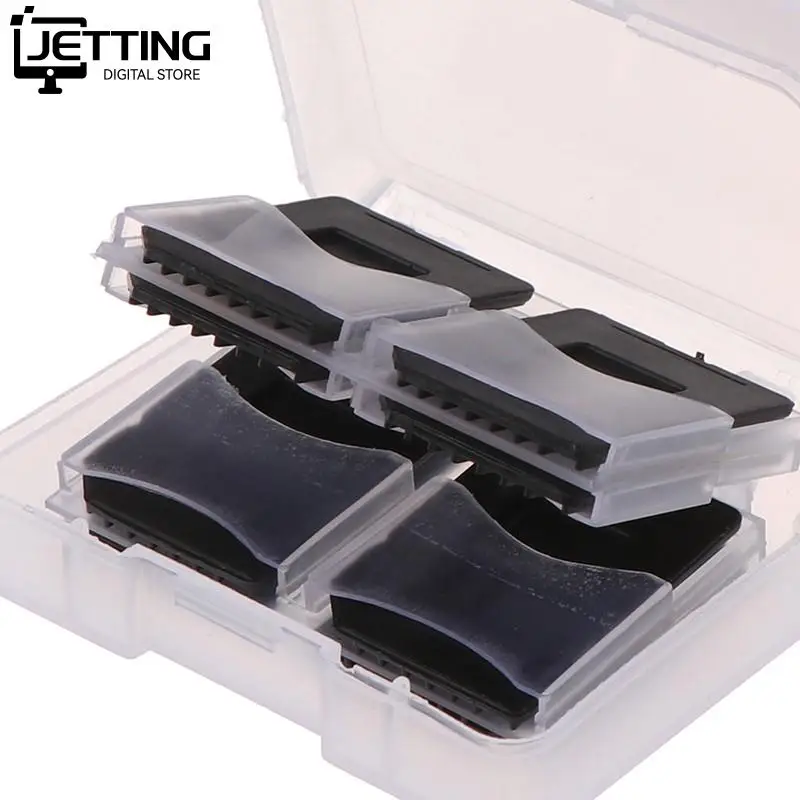 1pc Plastic CF/ SD TF Card Storage Box Protector Holder Hard Case Potable CF Carrying Memory Card Case Holder 1CF+4SD