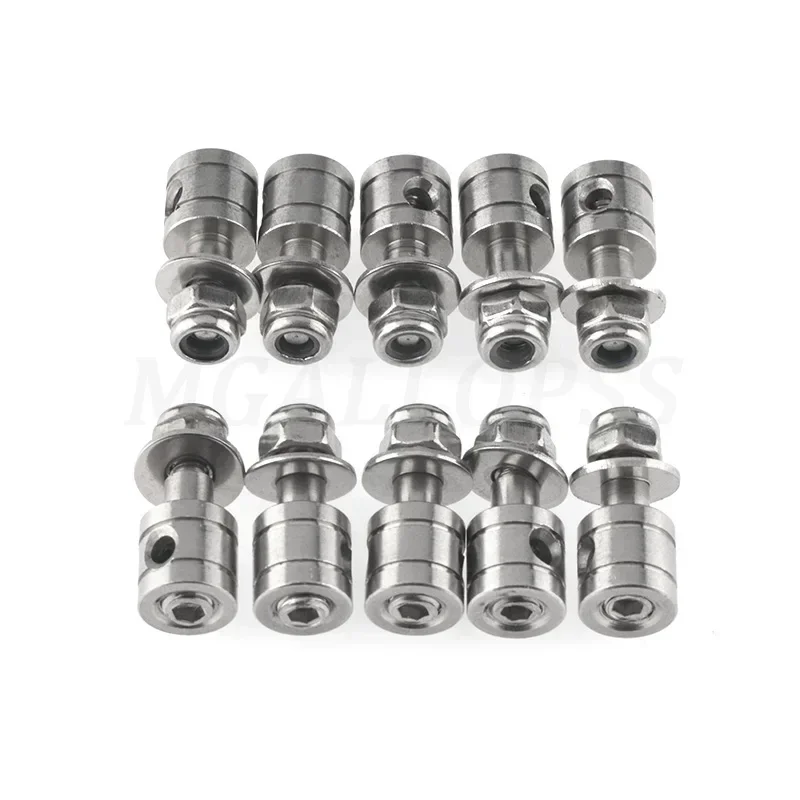 10pcs Remote Control Boat/Airplane Push Rod Connector Adapter Linkage Stoppers For Connecting Servo Arm or Pull Rod