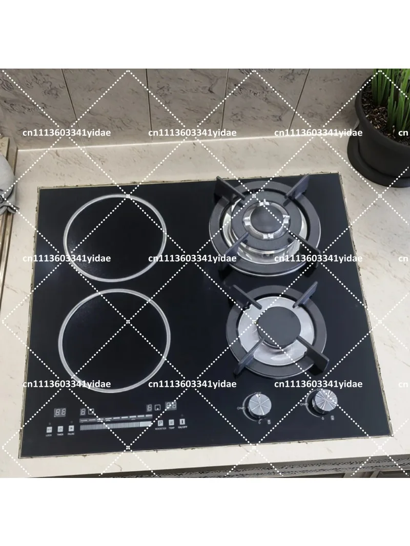 Kitchen Appliances Glass Panel 4 Burners Gas Induction Cooktop Hob