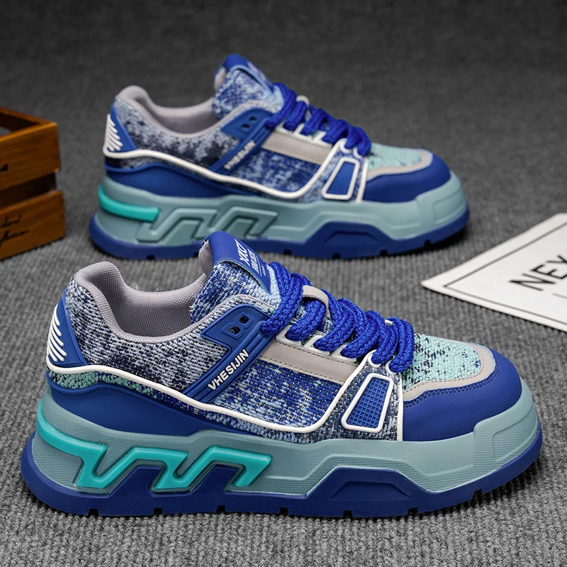 

Стильная мужская обувь для скейтбординга в стиле хип-хоп. Дизайнерская обувь. Повседневные кроссовки. Роскошные мужские туфли на платформе.