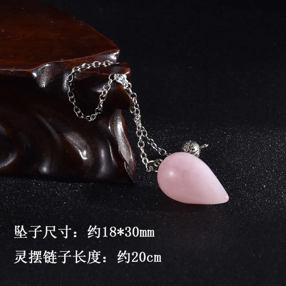 1PC  Natural Stone Drop Shape Necklace Pendant 16x26mm Lapis Lazuli Red Agate Pendant for DIY Necklace Bracelet F1688