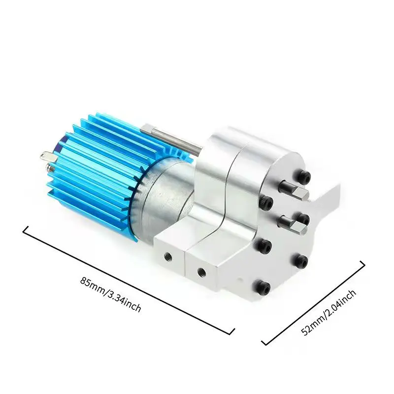 Metal Transfer GearBox with 370 Brush Motor for WPL B14 B16 B24 B36 C14 C24 JJRC Q60 MN D90 MN99S MN91 Speed Change Upgraded