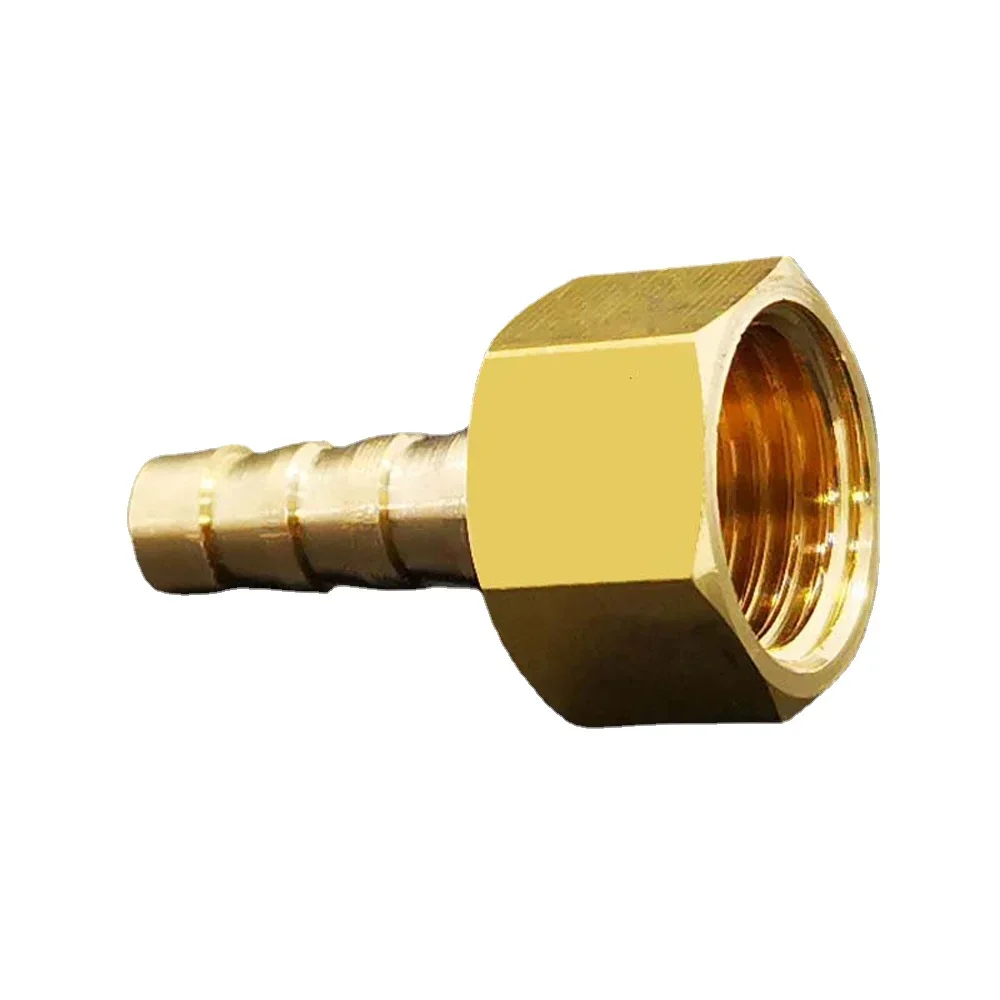 Conector macho e fêmea da mangueira Barb, encaixe de tubulação de bronze, adaptador para água gás combustível, 1,8 ", 1,4", 3,8 ", 1,2", 3,4 "NPT, 1/8"-3/4"