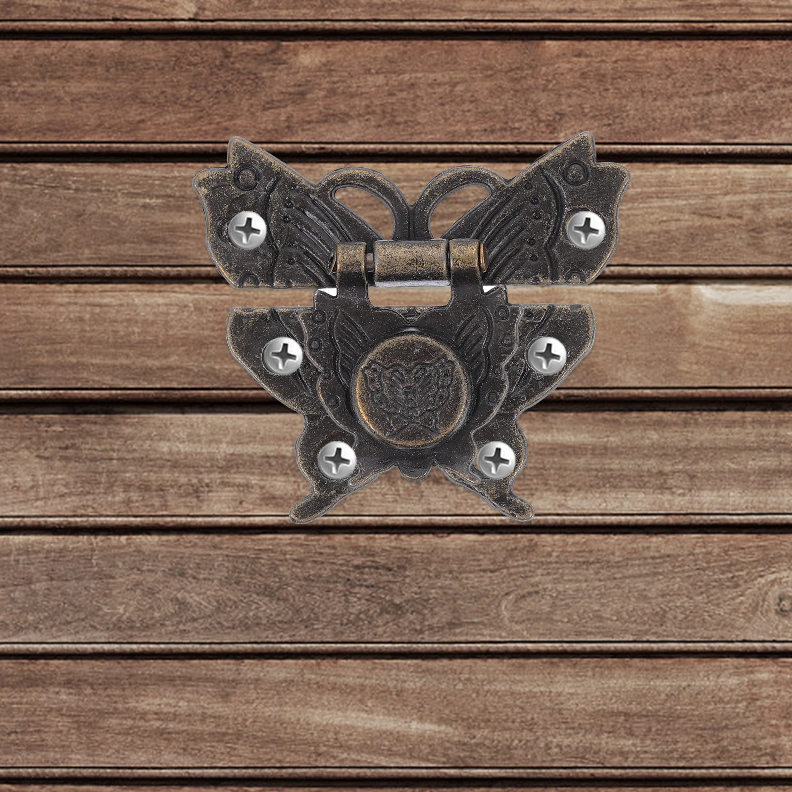 Hardware Buckles Hinges Set Durable Non rusting Compact Simple Installation for Boxes Cases Cabinets Storage Solutions Furniture