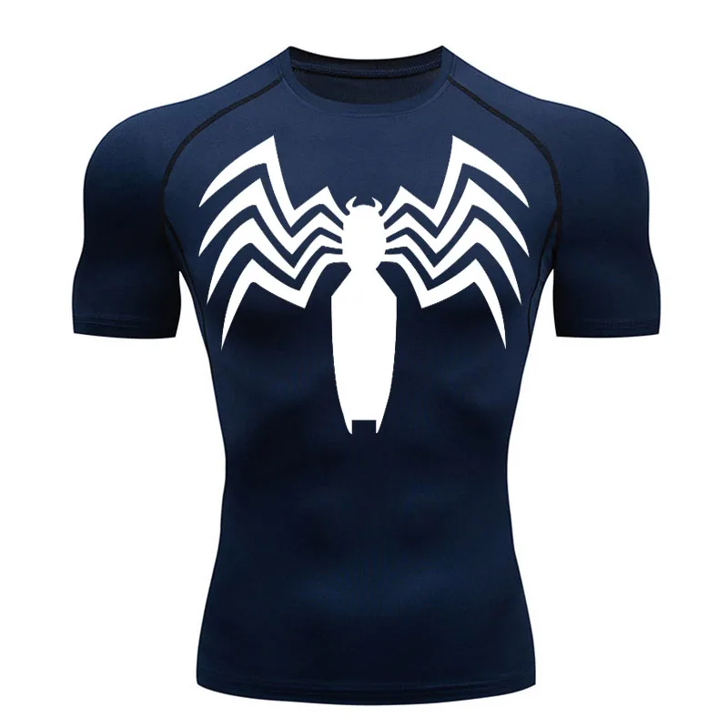 Compression Sportswear Long Sleeve Shirt Men's Running T-Shirt Base Layer Skin Quick Dry Breathable Black Rashgarda MMA Tops