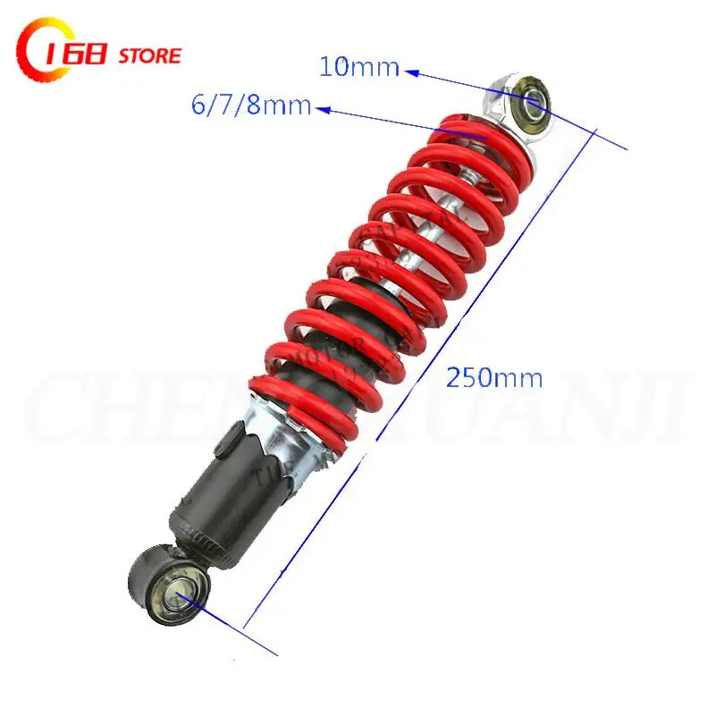 250/310MM Front Rear Shock Absorber Chain Rear Sprocket Cog Parts for Polaris Pit Trail Quad Dirt Bike ATV 110 125CC