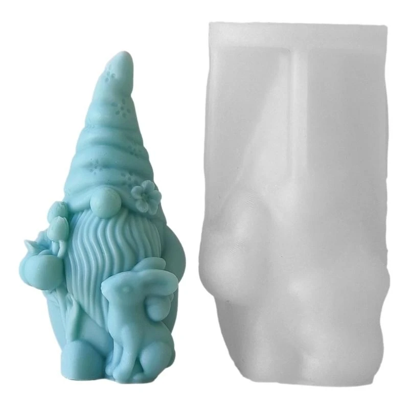 

652F Standing Dwarf Silicone Mold 3D Dwarf Room Decors Molds Handmade Art Supplies for Crafting and Decors
