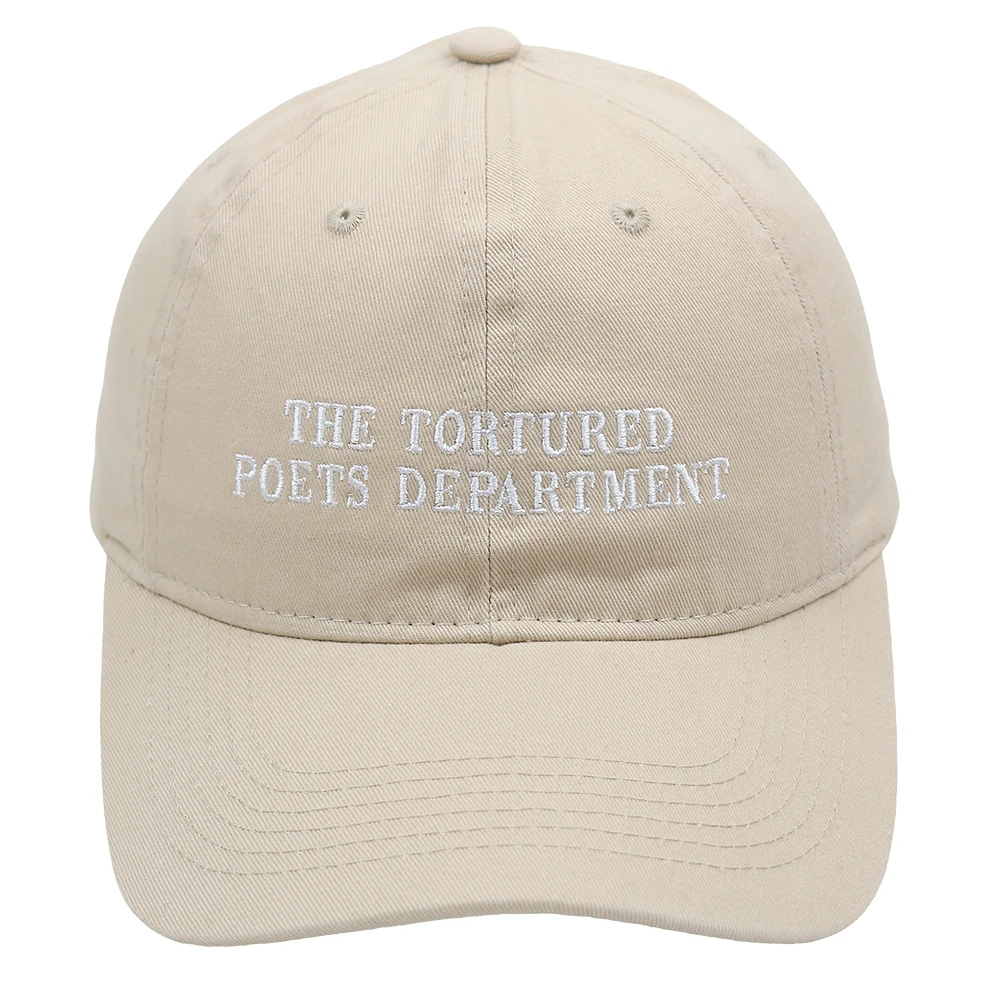 THE TORTURED POETS DEPARTMENT DAD Hat Embroidery TTPD Leisure Baseball Cap Cotton Unisex