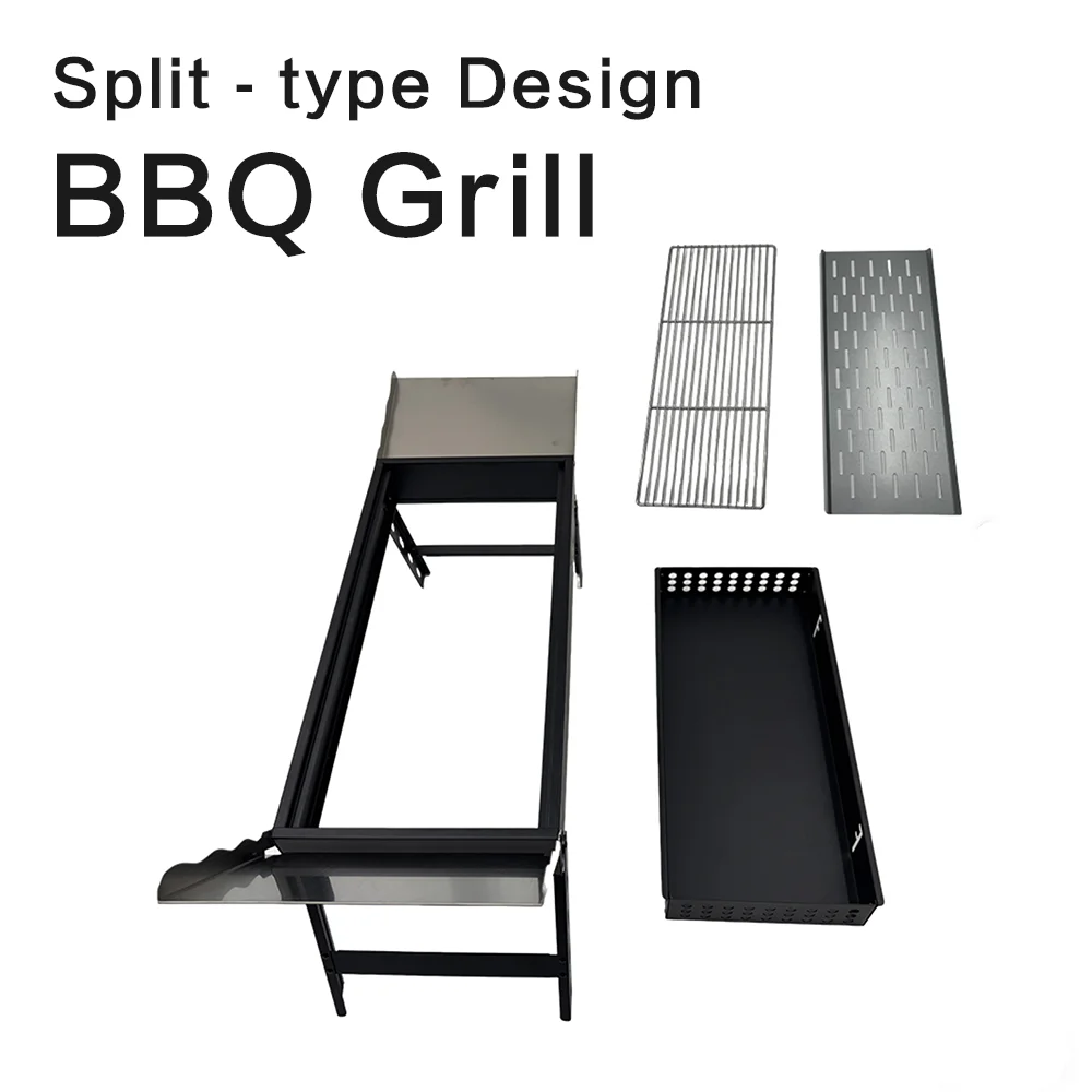 Factory SPCC Steel Foldable BBQ Grill 10 Second Quick Disassembly Portable Outdoor Barbecue Stove Grilling Rack for Wholesale