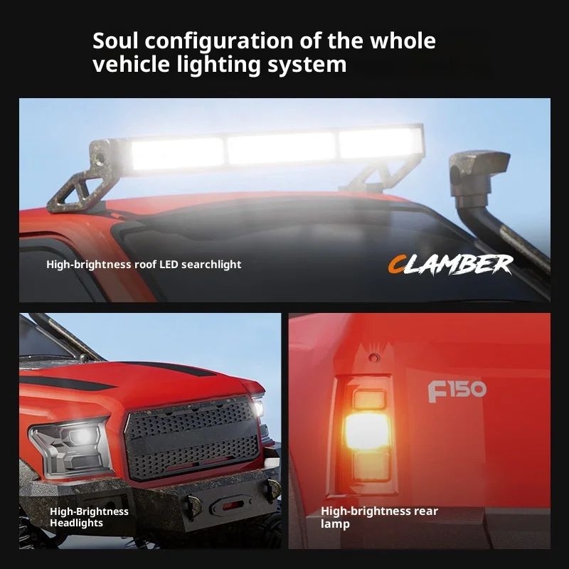 

PA10 1:10 remote control 4WD off-road vehicle climbing bigfoot car 2.4G charging off-road vehicle remote control car toys