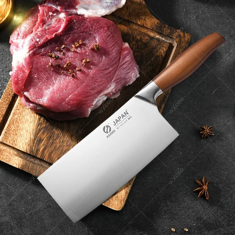 WXCOO Japanese Kitchen Knives Stainless Steel Professional Chef Knife Fish Fillet Meat Cleaver Slicing Knife Cooking Tools - view 3