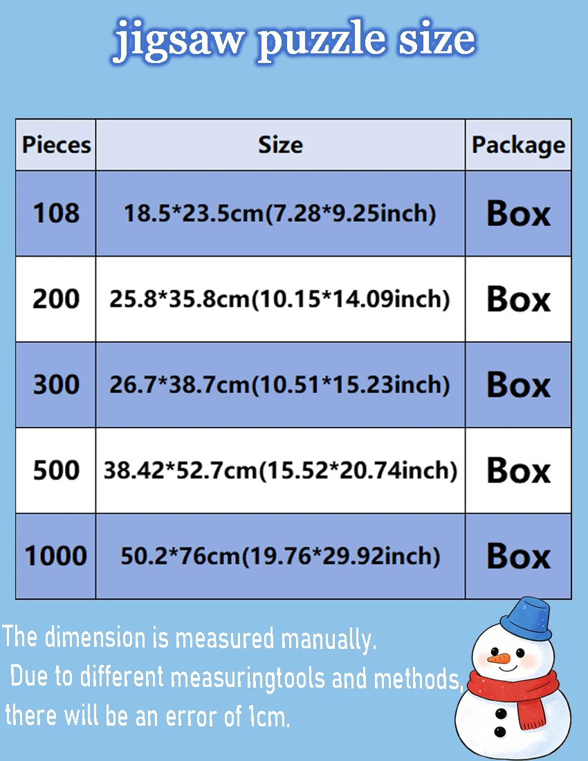 Rompecabezas de punto de Disney, rompecabezas de suelo de madera de 108/200/300/500/1000 piezas, regalo de alta calidad, juego de fiesta divertido