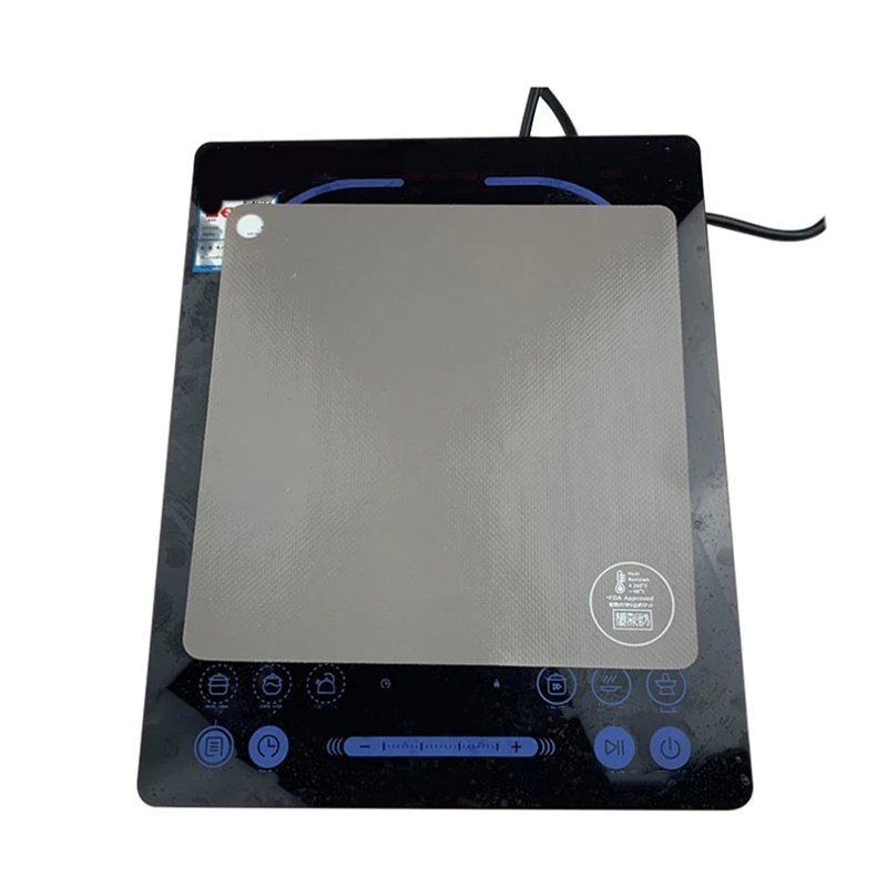 Индукционный коврик для варочной панели, нескользящий Силиконовый коврик для кухонной поверхности, многоразовые холодильники и духовки с теплоизоляцией