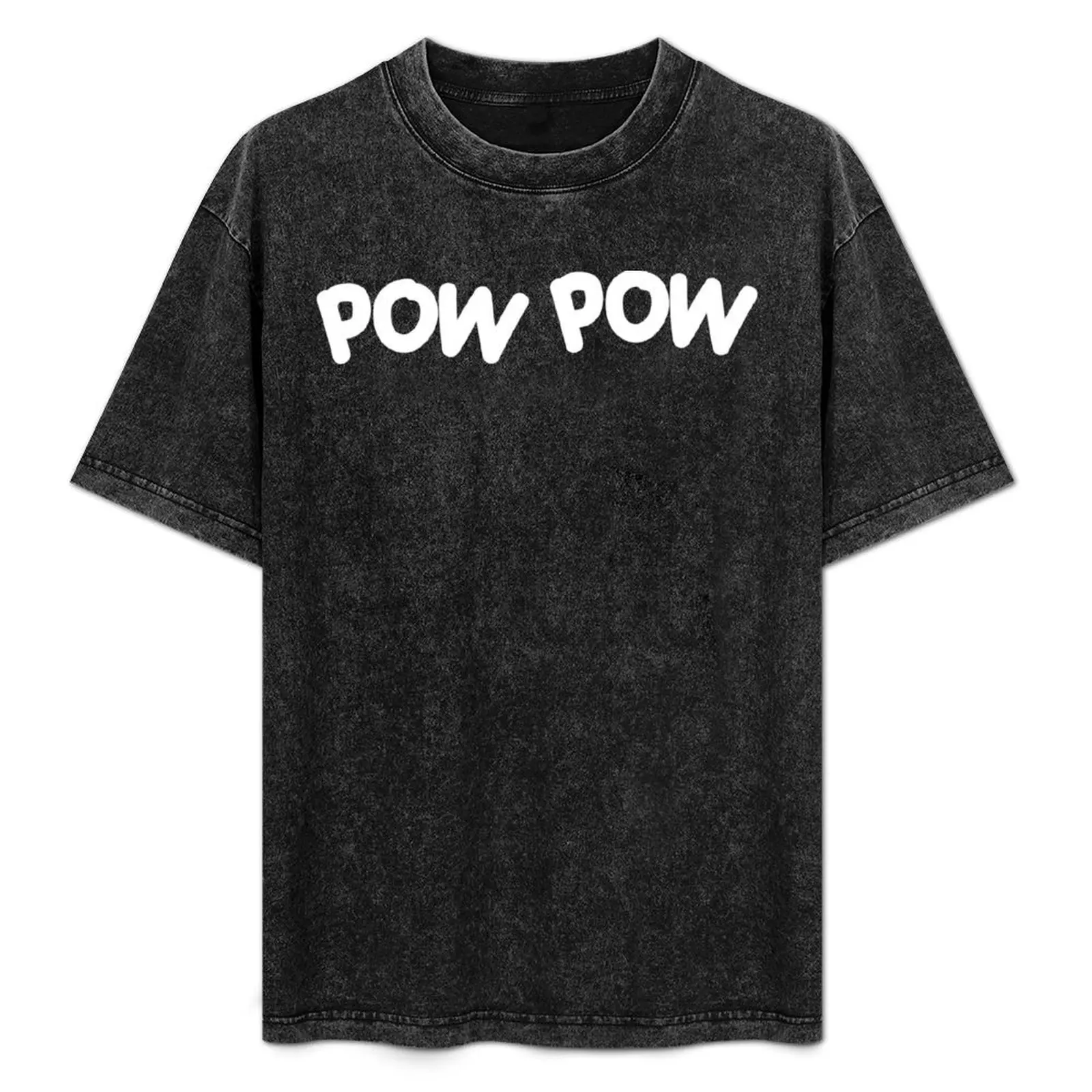

Pow Pow T-Shirt Large Size Casual Tee Shirt