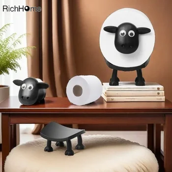 쌓을 수 있는 양 변기 종이 거치대 송진 사랑스러운 양 티슈 박스, 가정 욕실 화장대 야간 스탠드